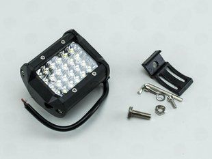 фара дополнительная LED прямоуг. 95х75х60 (Д/В/Ш) 72W дальний 3030 H-72W S фото