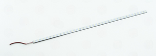Лента светодиодная метал. 12V 72 SMD диод белая 50см 2ряда 01066 фото