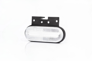фонарь маркерн. овальный белый 125х50мм с кронштейном FT-070 B+K LED FT-070 B+K LED фото