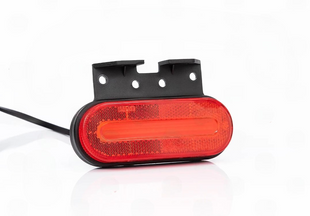 фонарь маркерн. овальный красный 125х50мм с кронштейном FT-070 C+K LED FT-070 C+K LED фото