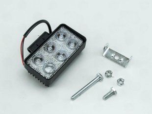 фара дополнительная LED прямоуг. 110х60х50 (Д/В/Ш) 18W дальний 09T-18W S3030 фото