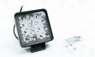 фара дополнительная LED 105х105х55 (Д/В/Ш) 48W дальний SPOT 19T-48W 55 S фото