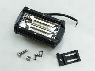 фара дополнительная LED прямоуг. 130х70х60 (Д/В/Ш) 72W дальний 3030 F-72W S фото