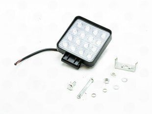 фара дополнительная LED 105х105х35 (Д/В/Ш) 48W дальний SPOT 19T-48W S фото